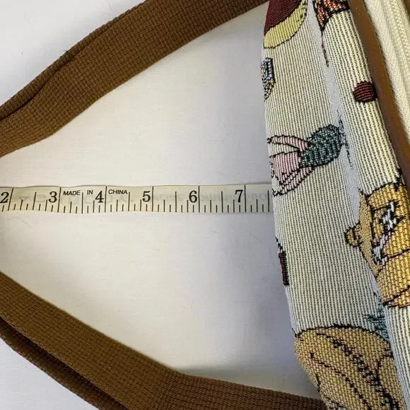 Disney Classic Pooh Tapestry Diaper Bag Bottle Holder Baby Utility Carryall NWT - Picture 14 of 15